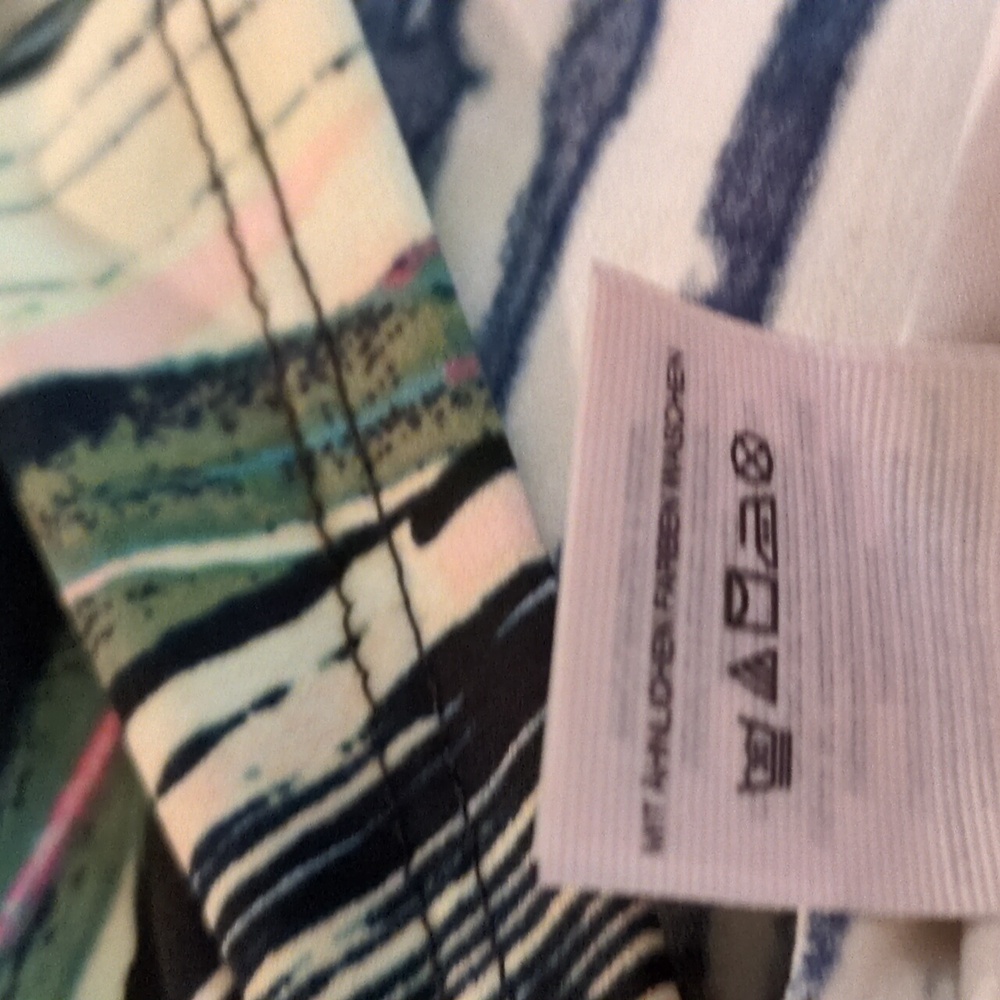 RACHEL Rachel Roy Michele South Beach Stripe Racer Back Hi Low Tank Dress M - Picture 15 of 16